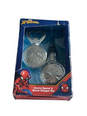 MARVEL Spider-Man Bottle Opener and Wine Stopper NEW in box